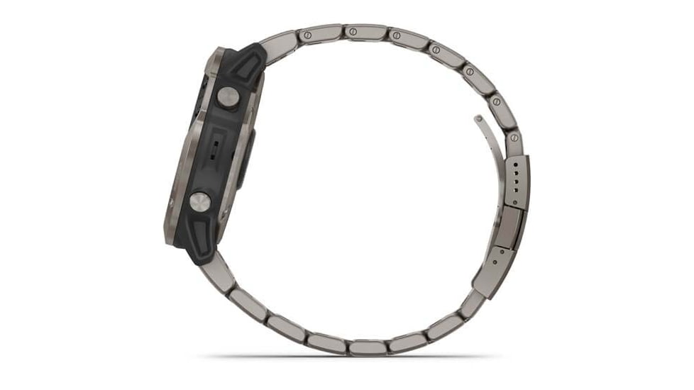 Garmin Quatix 6X Solar 51mm, Titanium w/Ti Band, Gray, 010-02157-30