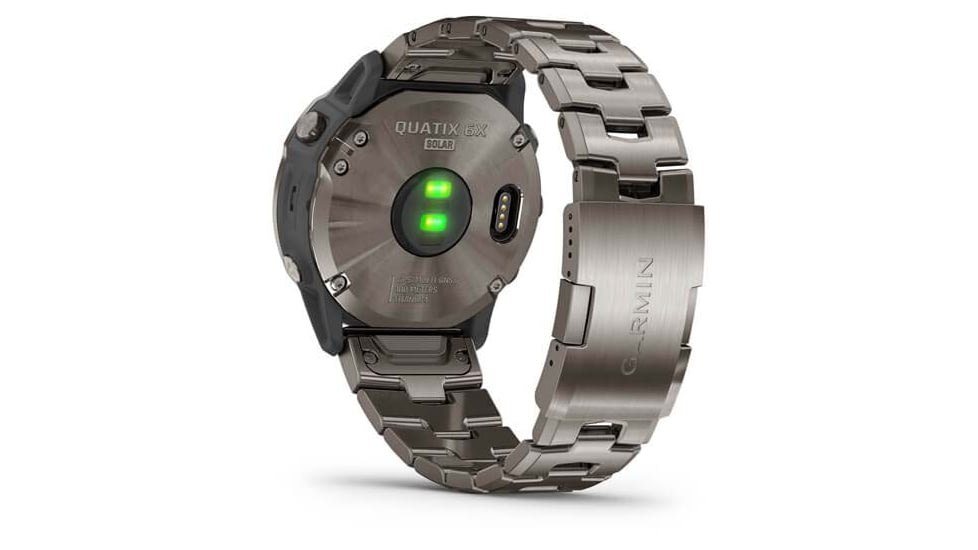 Garmin Quatix 6X Solar 51mm, Titanium w/Ti Band, Gray, 010-02157-30