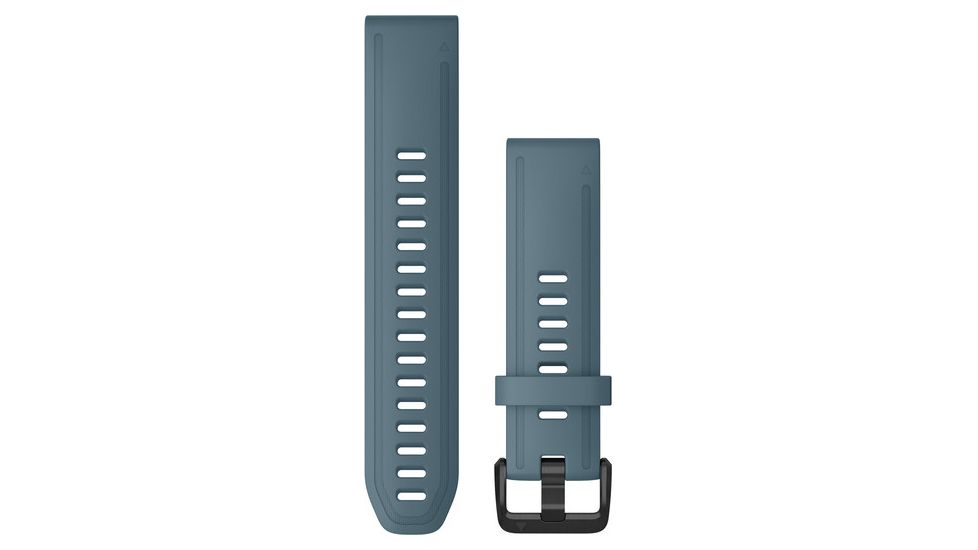 Garmin Quick Fit 20 Watch Band, Lakeside Blue Silicone, 20 mm, 010-12870-00