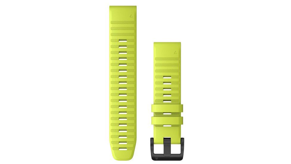 Garmin Quick Fit 22 Watch Band, Amp Yellow Silicone, 22 mm, 010-12863-04