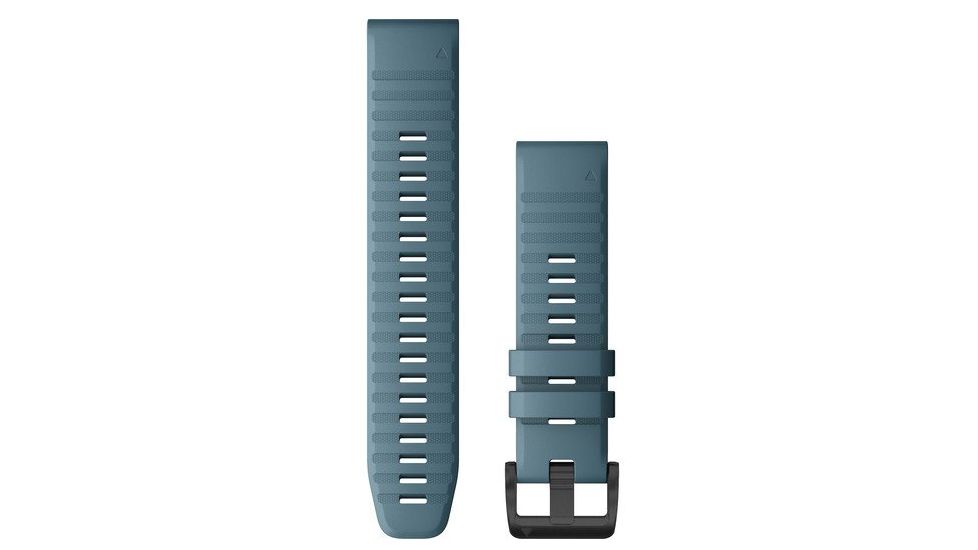 Garmin Quick Fit 22 Watch Band, Lakeside Blue Silicone, 22 mm, 010-12863-03