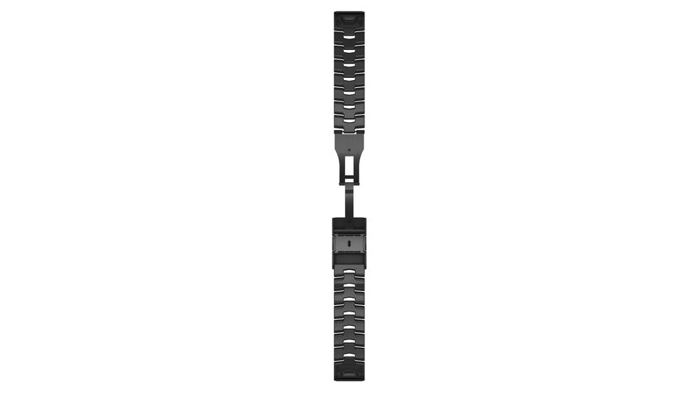 Garmin Quick Fit 22 Watch Band, Vented Titanium Bracelet with Carbon Gray DLC, 22 mm, 010-12863-09