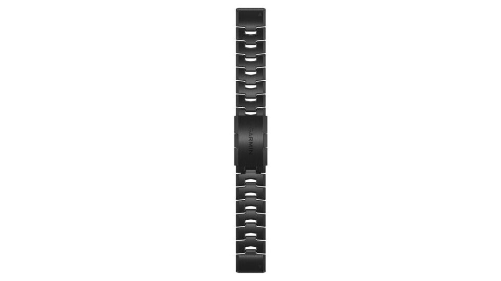 Garmin Quick Fit 22 Watch Band, Vented Titanium Bracelet with Carbon Gray DLC, 22 mm, 010-12863-09