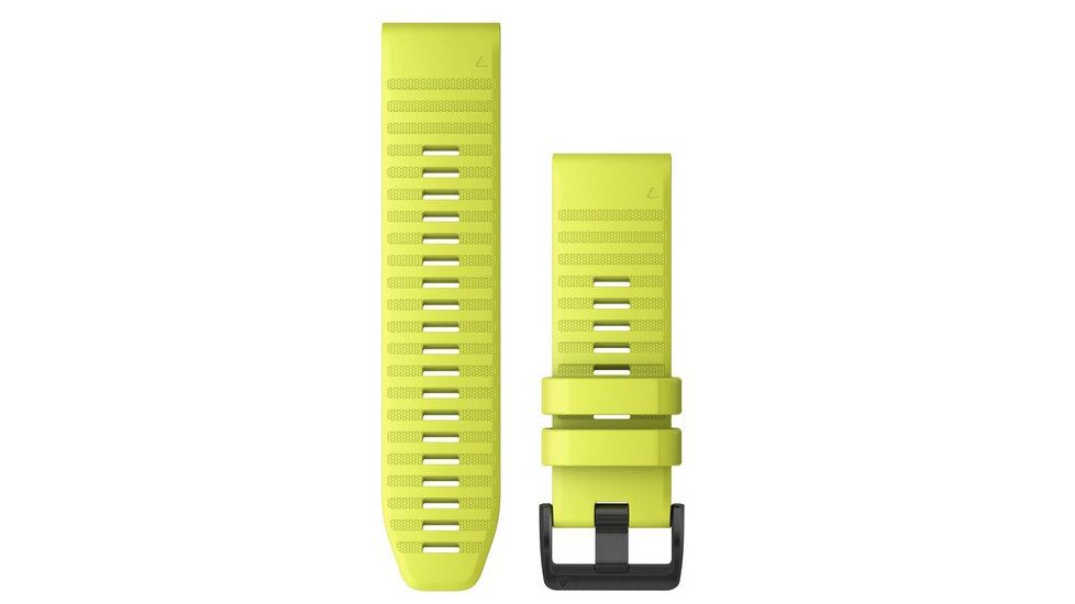 Garmin Quick Fit 26 Watch Band, Amp Yellow Silicone, 26 mm, 010-12864-04