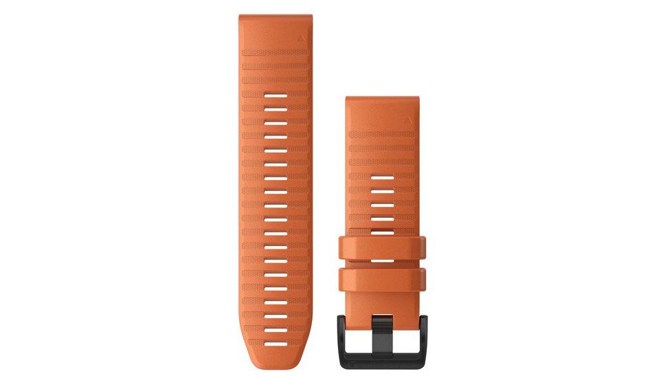 Garmin Quick Fit 26 Watch Band, Ember Orange Silicone, 26 mm, 010-12864-01