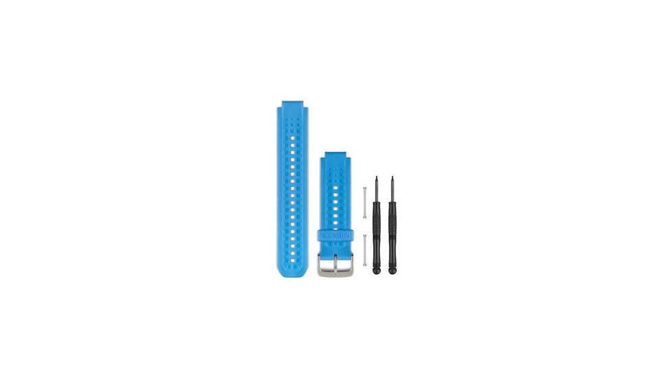 Garmin Replacement Band, Forerunner 25, Black/Blue, Large 010-11251-67