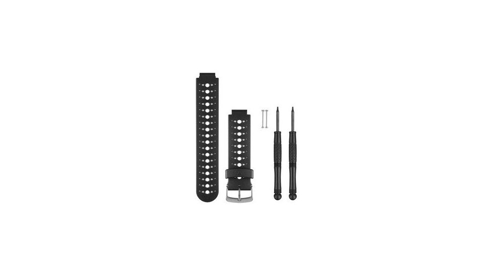 Garmin Replacement Bands, Forerunner 230, Black/White 010-11251-82