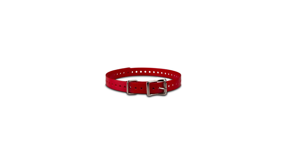Garmin Square Buckle Collar Strap, 3/4in, Red 010-11870-14