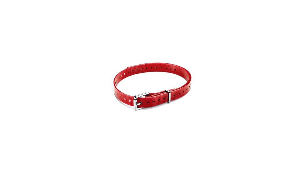 Garmin Square Buckle Collar Strap, 3/4in, Red 010-11870-14