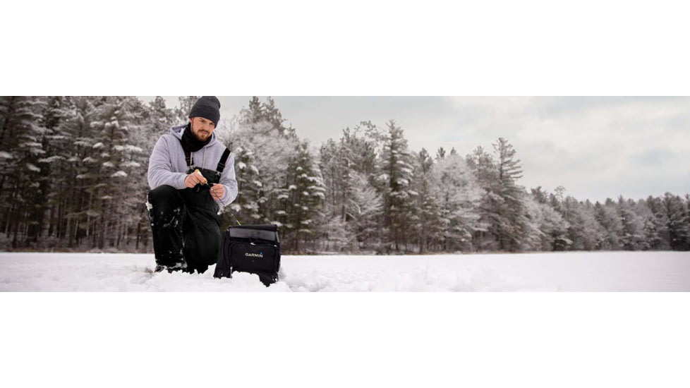 Garmin STRIKER Vivid 5cv Ice Fishing Bundle, Black, 010-02551-04