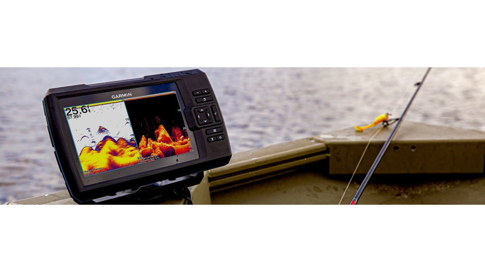 Garmin Striker Vivid 7cv Fishfinder w/GT20-TM Transducer, Black, 010-02552-00