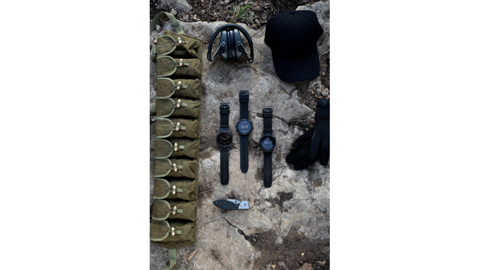 Garmin Tactix 7 Pro Edition Solar-Powered Tactical GPS Watches with Nylon Band, Black, 010-02704-10