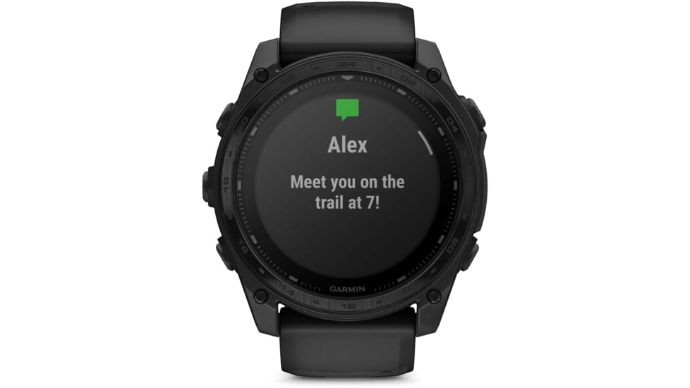 Garmin Tactix 8 Premium Tactical GPS Watch - Solar, 51mm, Black, 010-03407-00