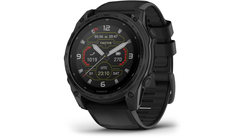 Garmin Tactix 8 Premium Tactical GPS Watch - Solar, 51mm, Black, 010-03407-00