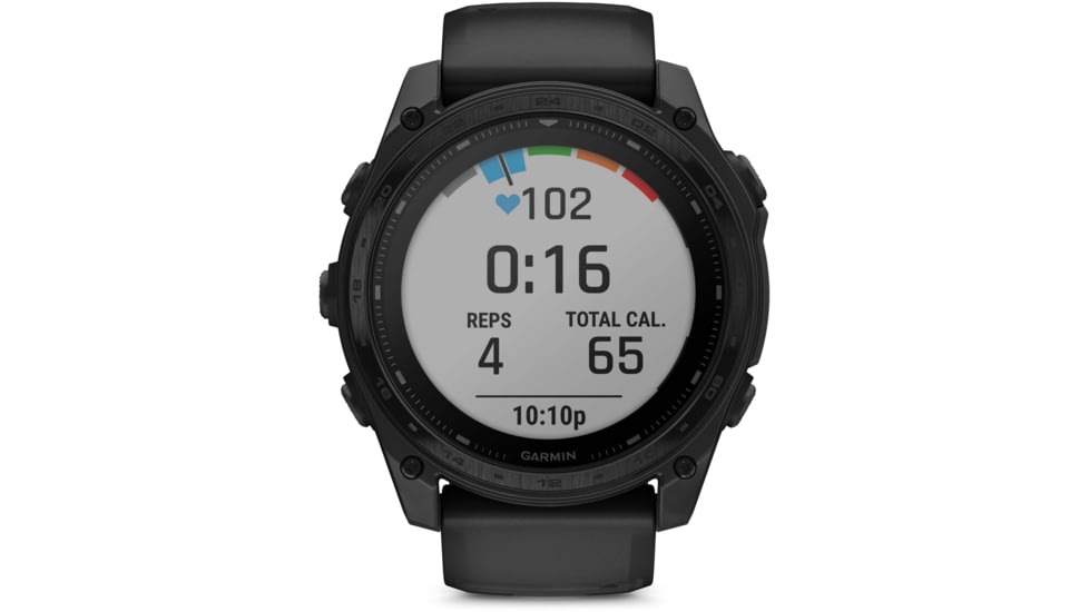 Garmin Tactix 8 Premium Tactical GPS Watch - Solar Elite, 51mm, Black, 010-03407-10
