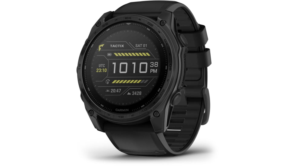 Garmin Tactix 8 Premium Tactical GPS Watch - Solar Elite, 51mm, Black, 010-03407-10