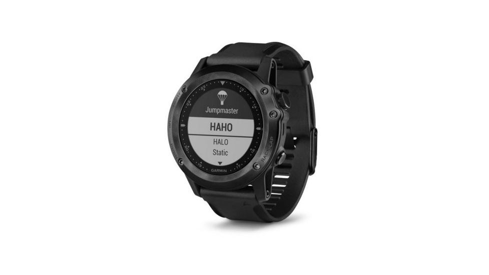 Garmin Tactix Bravo Tactical GPS Watch w/Black Silicone Band 010-01338-0C