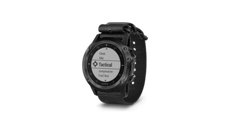 Garmin Tactix Bravo Tactical GPS Watch w/Nylon Black Strap 010-01338-0A