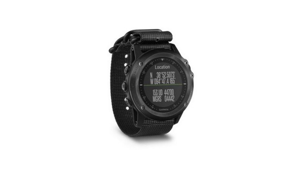 Garmin Tactix Bravo Tactical GPS Watch w/Nylon Black Strap 010-01338-0A