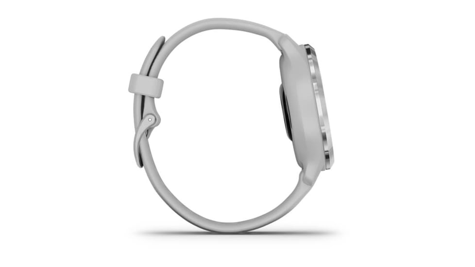Garmin Venu 2S, Mist Grey + Passivated, Silver/Mist Gray, 010-02429-02