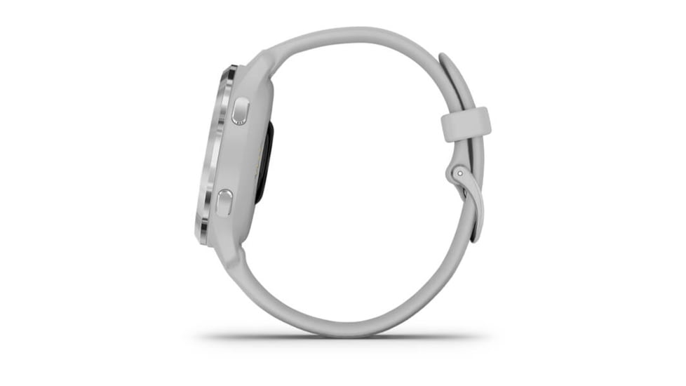 Garmin Venu 2S, Mist Grey + Passivated, Silver/Mist Gray, 010-02429-02
