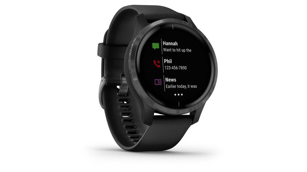 Garmin Venu GPS Smartwatch, Black/Slate, 010-02173-11