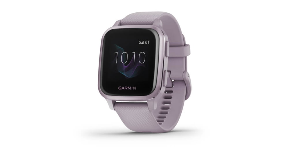 Garmin Venu SQ GPS Smartwatch, Metallic Orchid Aluminum Bezel with Orchid Case and Silicone Band, 010-02427-02
