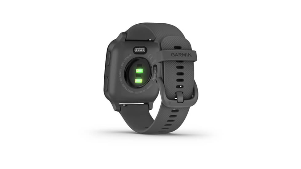 Garmin Venu SQ GPS Smartwatch, Slate Aluminum Bezel with Shadow Gray Case and Silicone Band, 010-02427-00
