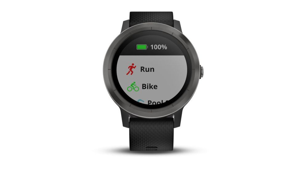Garmin Vivoactive 3, English Only, Silicone, Black/Black/Slate 010-01769-11