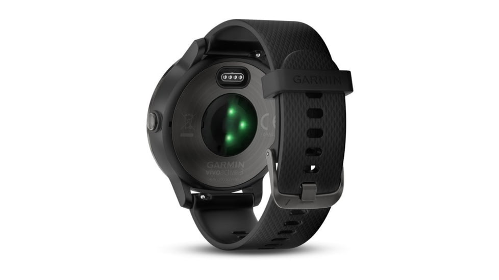 Garmin Vivoactive 3, English Only, Silicone, Black/Black/Slate 010-01769-11