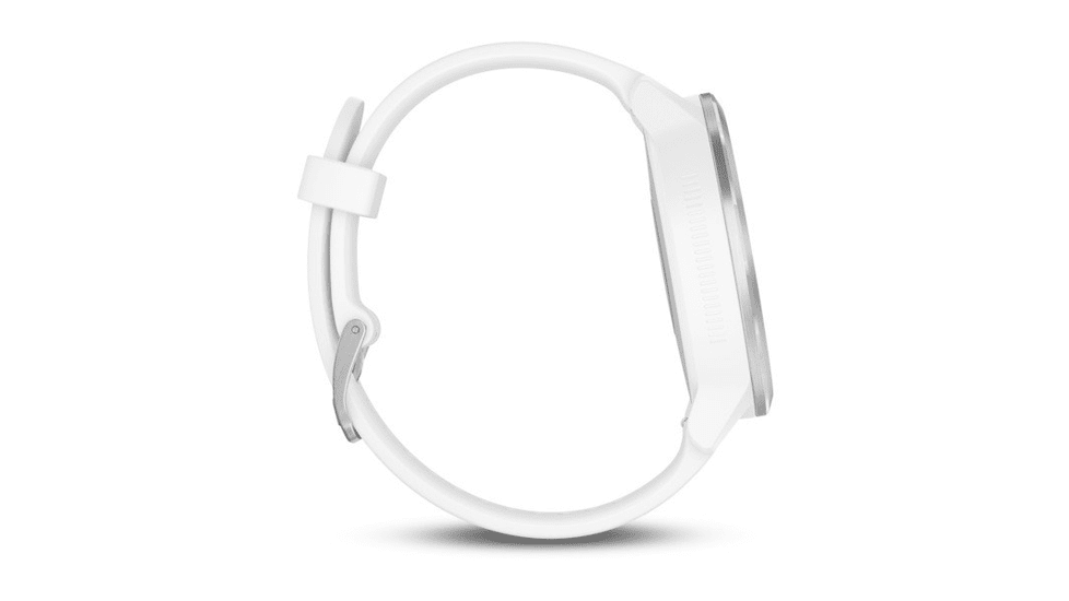 Garmin Vivoactive 3, English Only, Silicone, White/White/Stainless Steel 010-01769-21