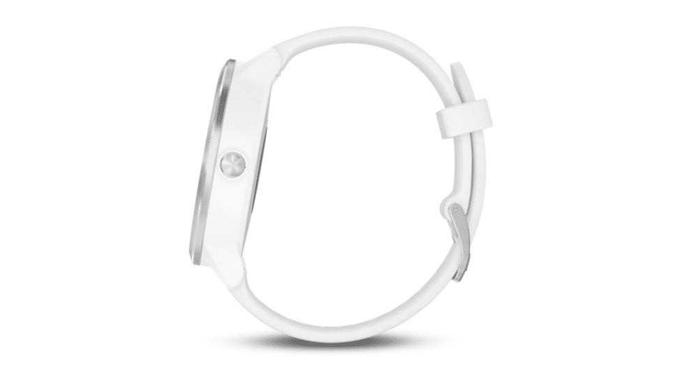 Garmin Vivoactive 3, English Only, Silicone, White/White/Stainless Steel 010-01769-21