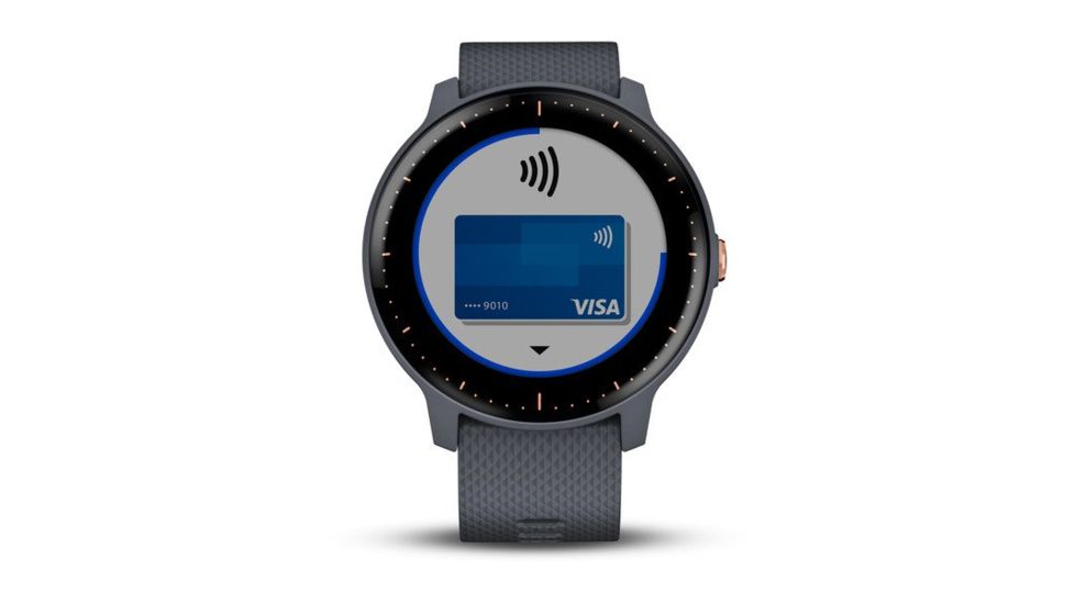 Garmin Vivoactive 3 Music, NA, GPS, Wi-Fi, Granite Blue/Rose Gold 010-01985-31