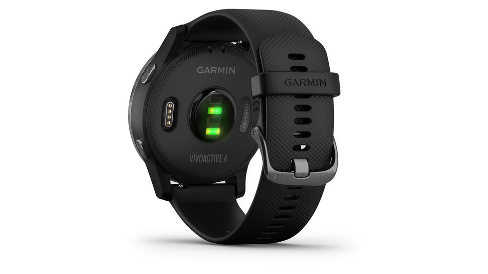 Garmin Vivoactive 4 GPS Smartwatch, Black/Slate, 010-02174-11