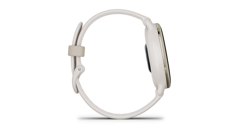 Garmin Vivoactive 5 Watch, Cream Gold Aluminum Bezel w/ Ivory Case and Silicone Band, 010-02862-11