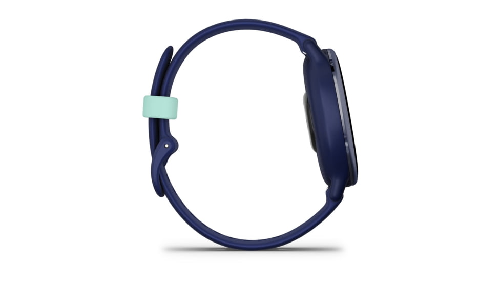Garmin Vivoactive 5 Watch, Metallic Navy Aluminum Bezel w/ Navy Case and Silicone Band, 010-02862-12