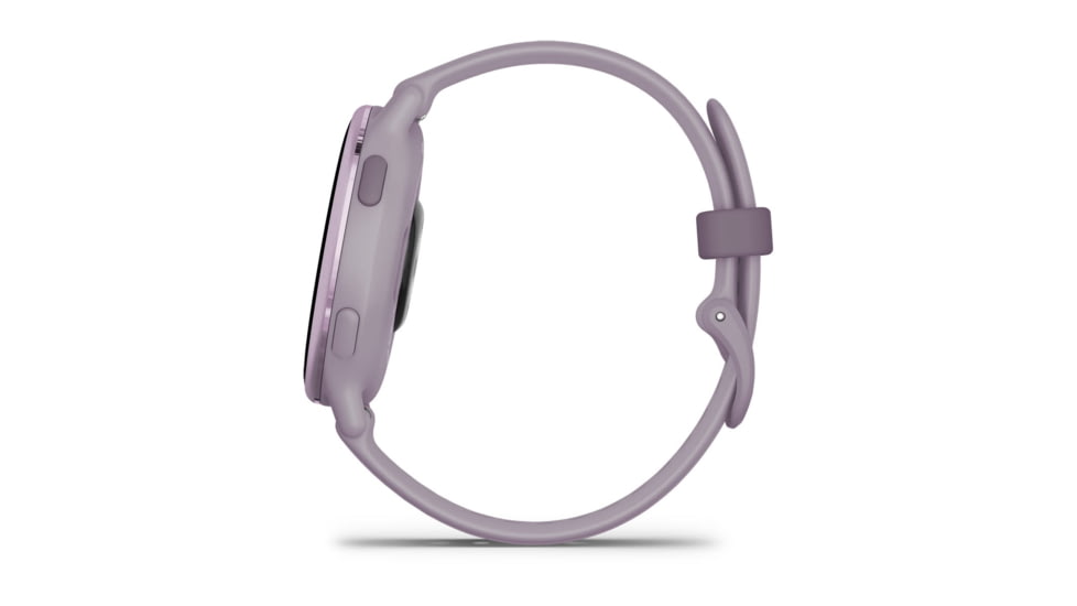 Garmin Vivoactive 5 Watch, Metallic Orchid Aluminum Bezel w/ Orchid Case and Silicone Band, 010-02862-13
