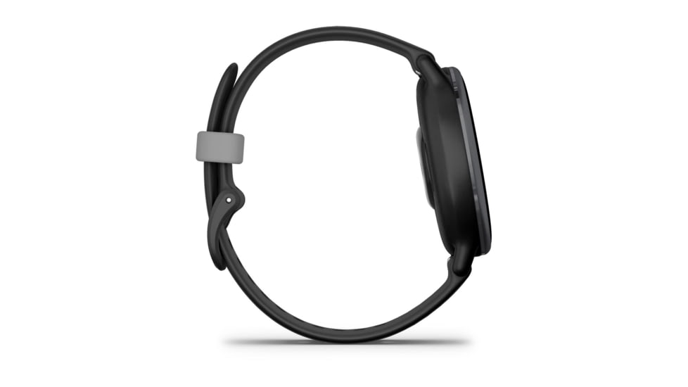 Garmin Vivoactive 5 Watch, Slate Aluminim Bezel w/ Black Case and Silicone Band, 010-02862-10