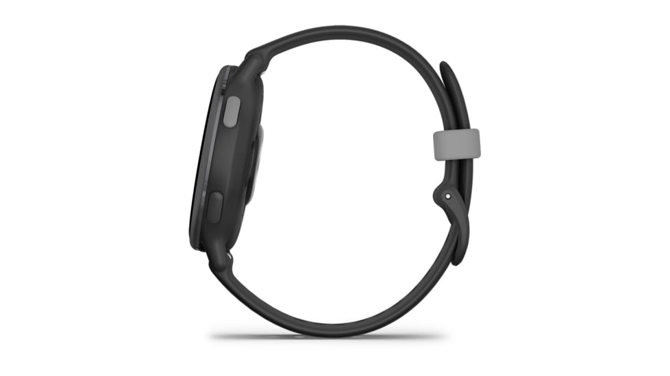 Garmin Vivoactive 5 Watch, Slate Aluminim Bezel w/ Black Case and Silicone Band, 010-02862-10