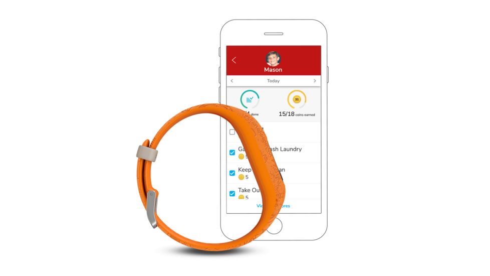 Garmin Vivofit jr. 2, Kid's Activity Tracker, Star Wars - Light Side, Orange 010-01909-3A
