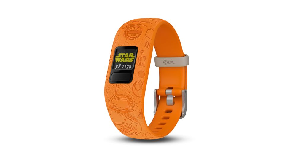 Garmin Vivofit jr. 2, Kid's Activity Tracker, Star Wars - Light Side, Orange 010-01909-3A