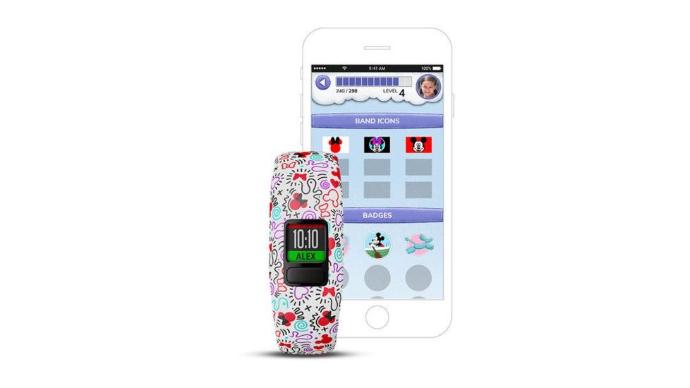 Garmin Vivofit jr2, English Only, Adjustable, Minnie Mouse 010-01909-30