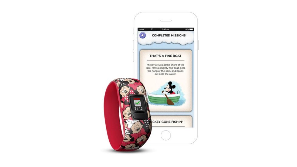 Garmin Vivofit jr2, English Only, Stretchy, Minnie Mouse 010-01909-20