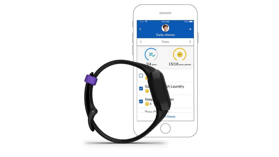 Garmin Vivofit jr3 Kids Fitness Tracker, Black Panther, 010-02441-30