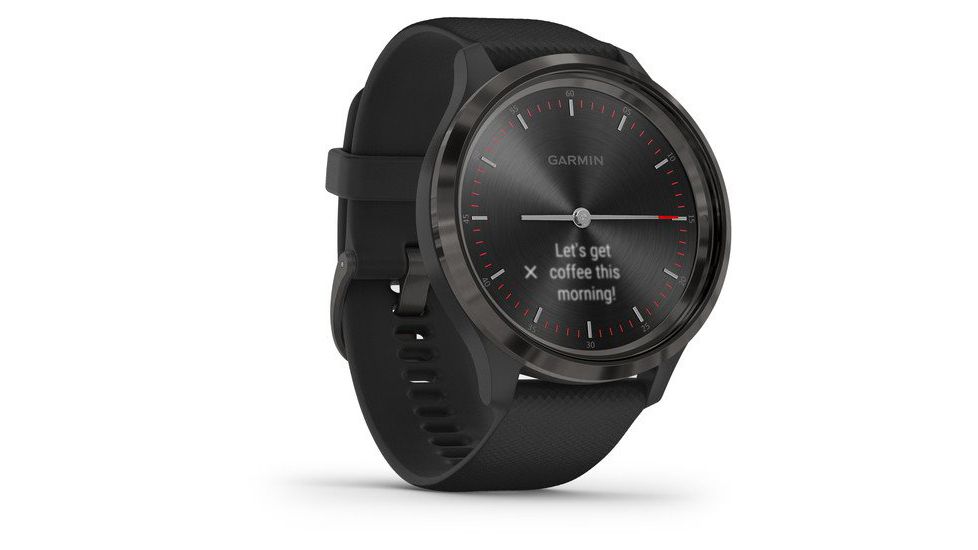 Garmin Vivomove 3 Hybrid Smartwatch, Black/Slate, 010-02239-01