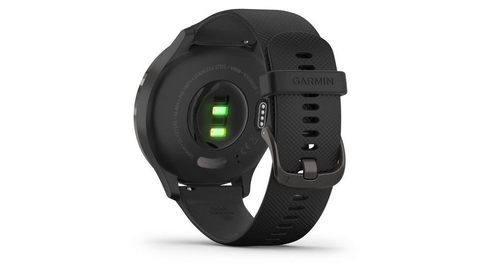 Garmin Vivomove 3 Hybrid Smartwatch, Black/Slate, 010-02239-01