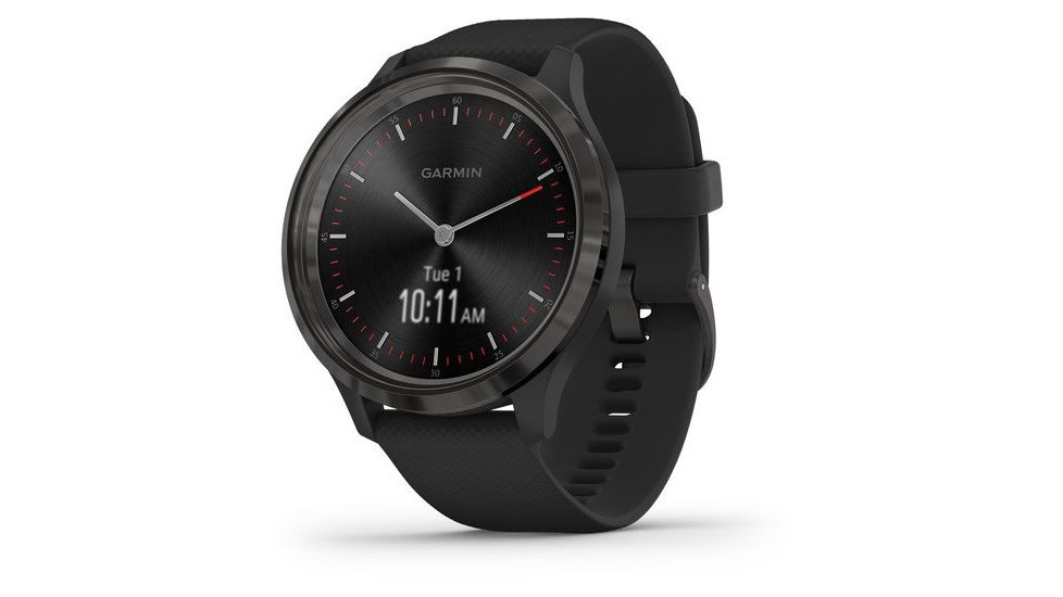Garmin Vivomove 3 Hybrid Smartwatch, Black/Slate, 010-02239-01