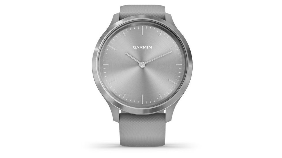 Garmin Vivomove 3 Hybrid Smartwatch, Powder Gray/Silver, 010-02239-00