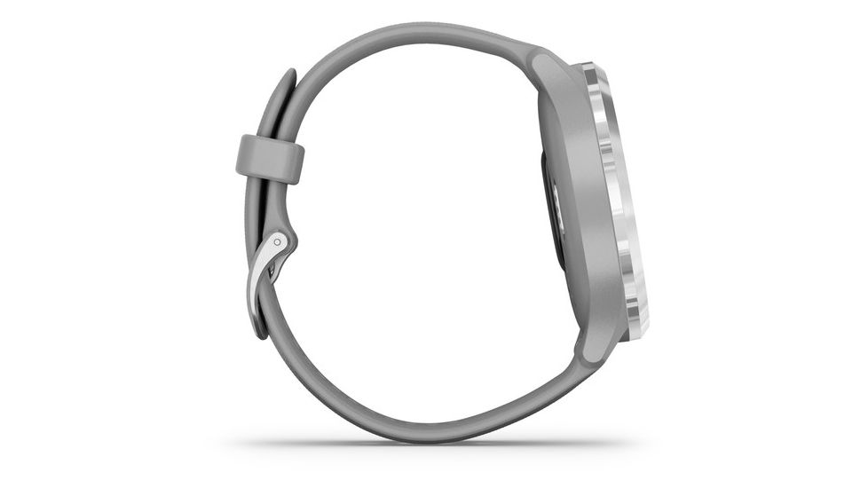 Garmin Vivomove 3 Hybrid Smartwatch, Powder Gray/Silver, 010-02239-00