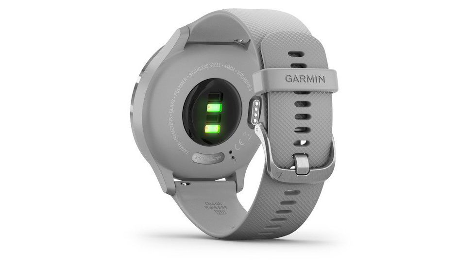 Garmin Vivomove 3 Hybrid Smartwatch, Powder Gray/Silver, 010-02239-00